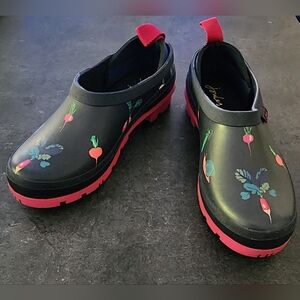 Joules Women's Rain Boot Pop On Nvyvegg Size 6